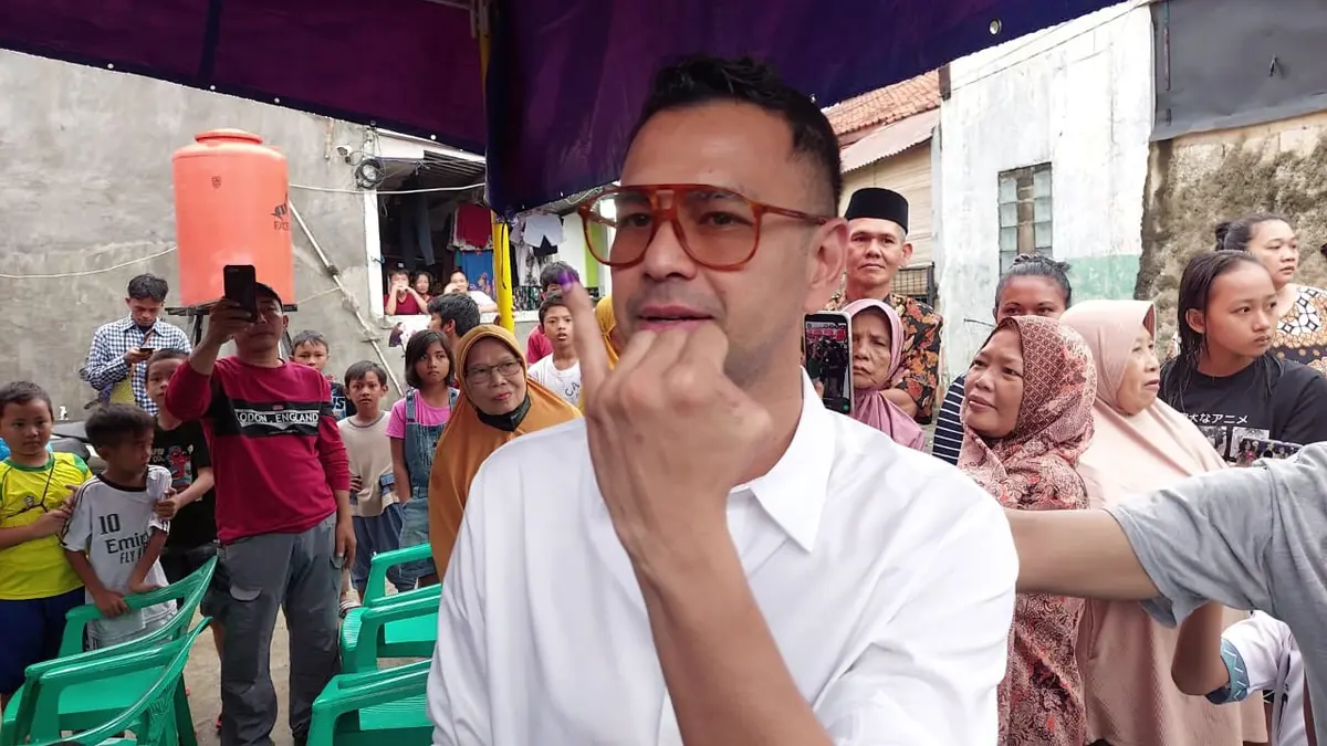 Raffi Ahmad Lega Sudah Berikan Hak Suara di Pemilu 2024, Sampaikan Pesan  untuk Semua - ShowBiz Liputan6.com