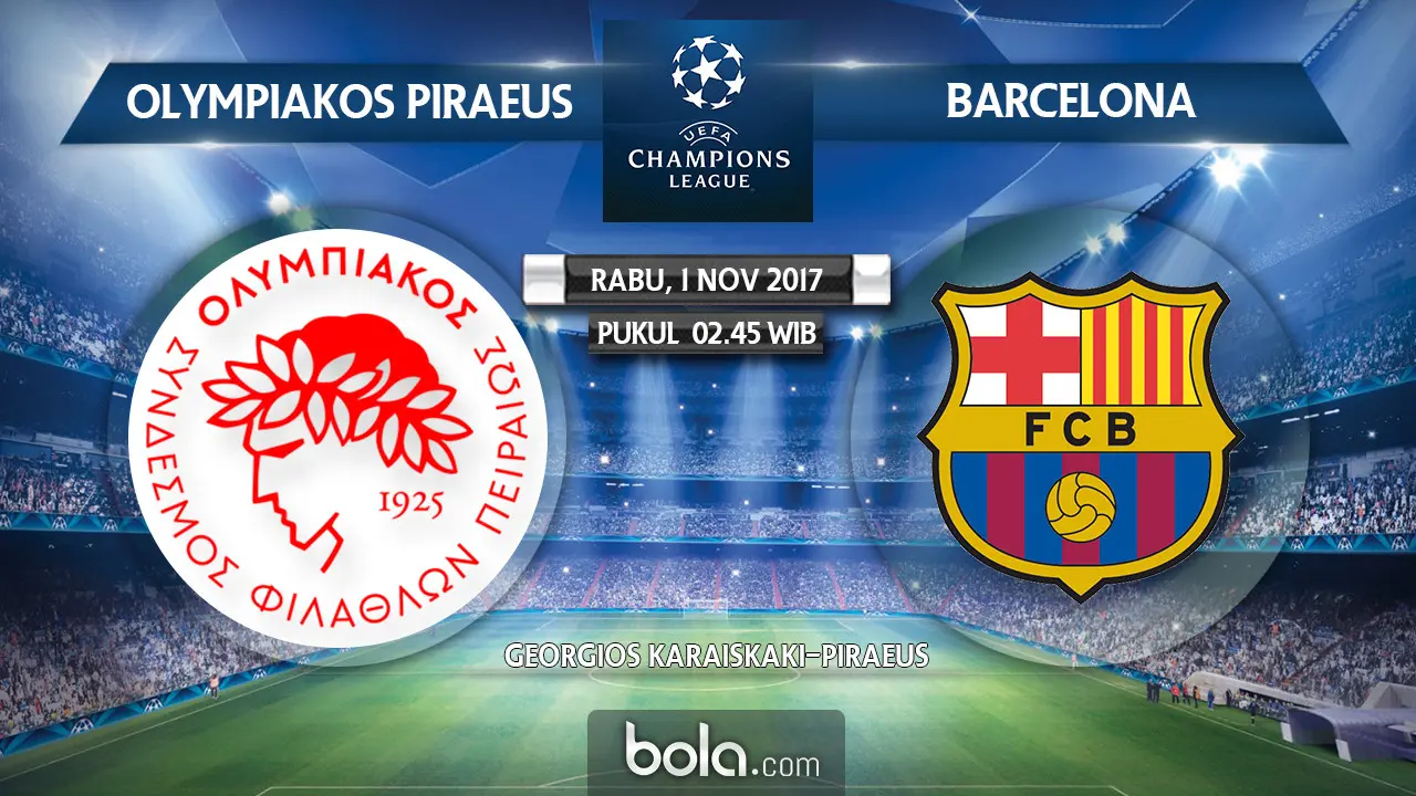 Olympiakos Piraeus Vs Barcelona