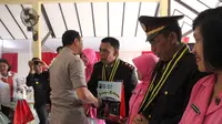 Sebanyak 11 anggota polisi di Polres Pemalang memasuki purna tugas atau masa pensiun . (Foto: Liputan6.com/Polres Pemalang/Muhamad Ridlo)