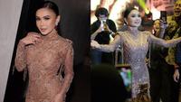 Potret Yuni Shara Pakai Dress Payet saat Manggung di Tegal, Cantik dan Menawan
