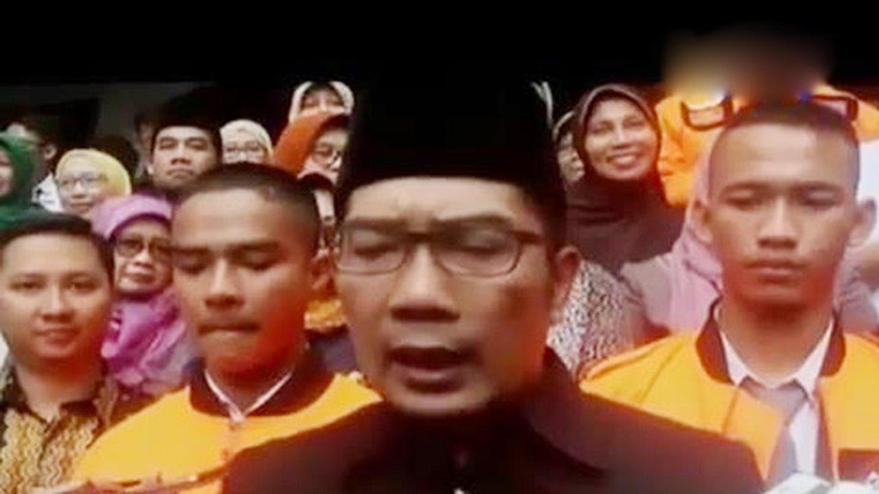 VIDEO: Ridwan Kamil Apresiasi Siswa Pengejar Teroris Bom Bandung