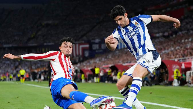 Atletico Madrid vs Real Sociedad: Comeback Atleti Gagal, Sociedad Angkat Trofi