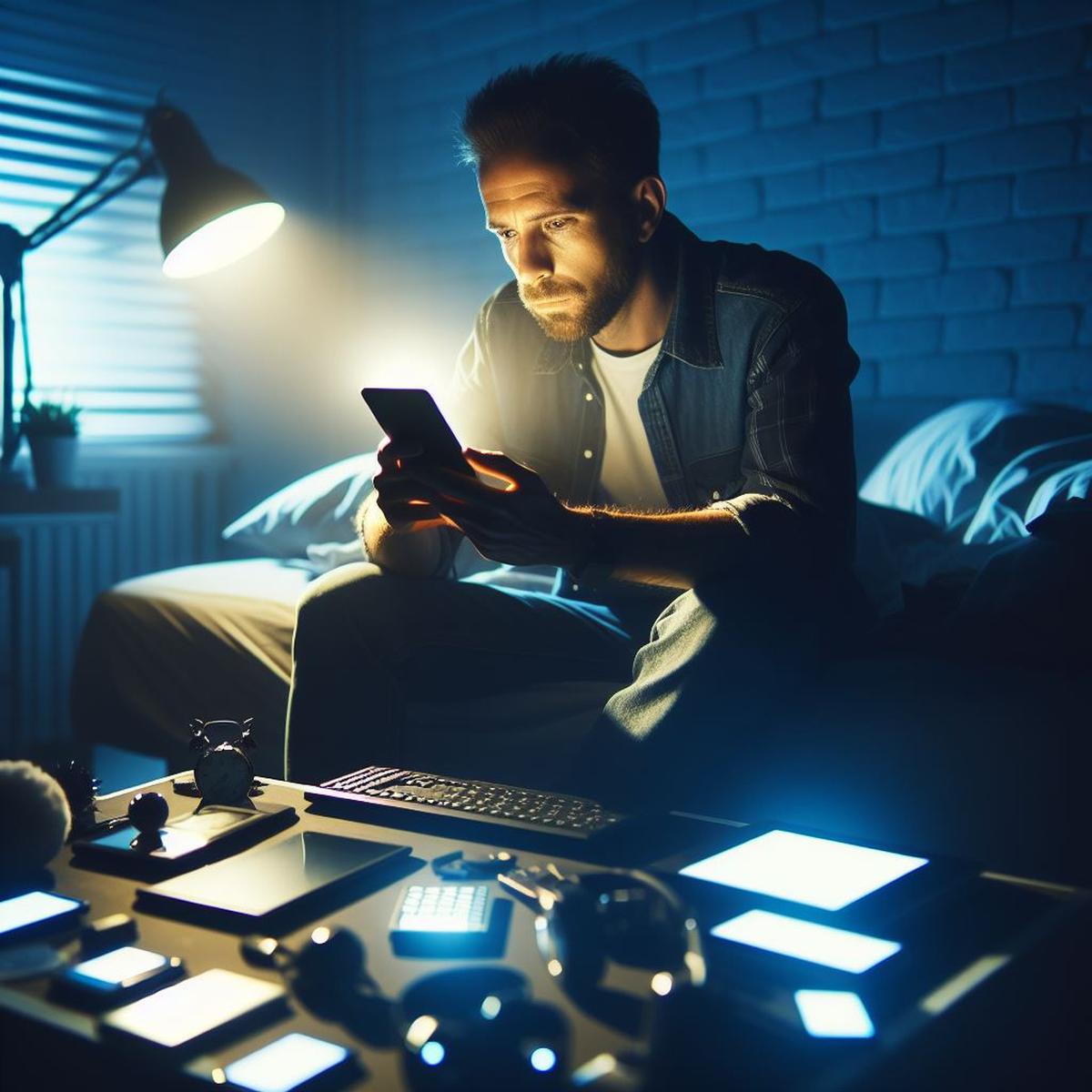 Ilustrasi Menggunakan Smartphone