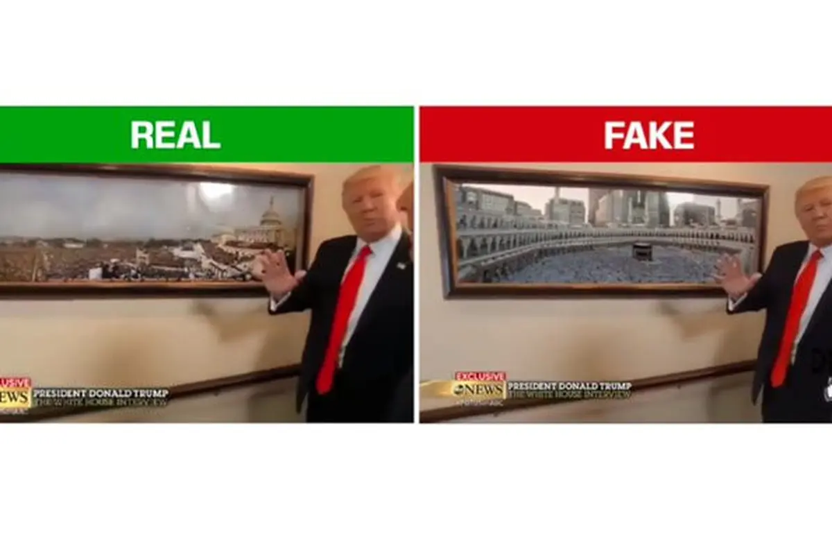 Potongan video viral Donald Trump memuji bangunan suci umat Muslim di Mekah. (Video Grab)