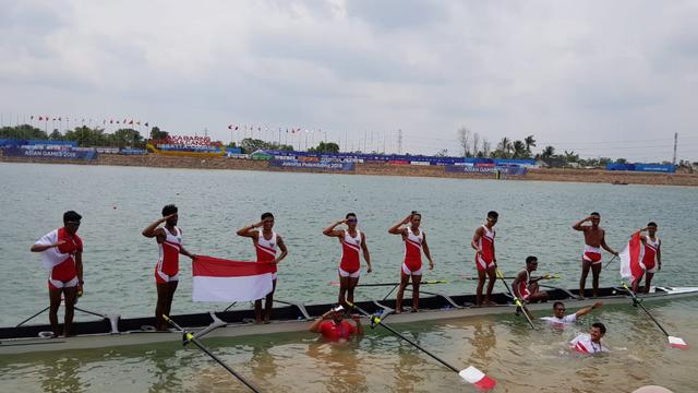 Tim dayung putra Indonesia, Asian Games 2018
