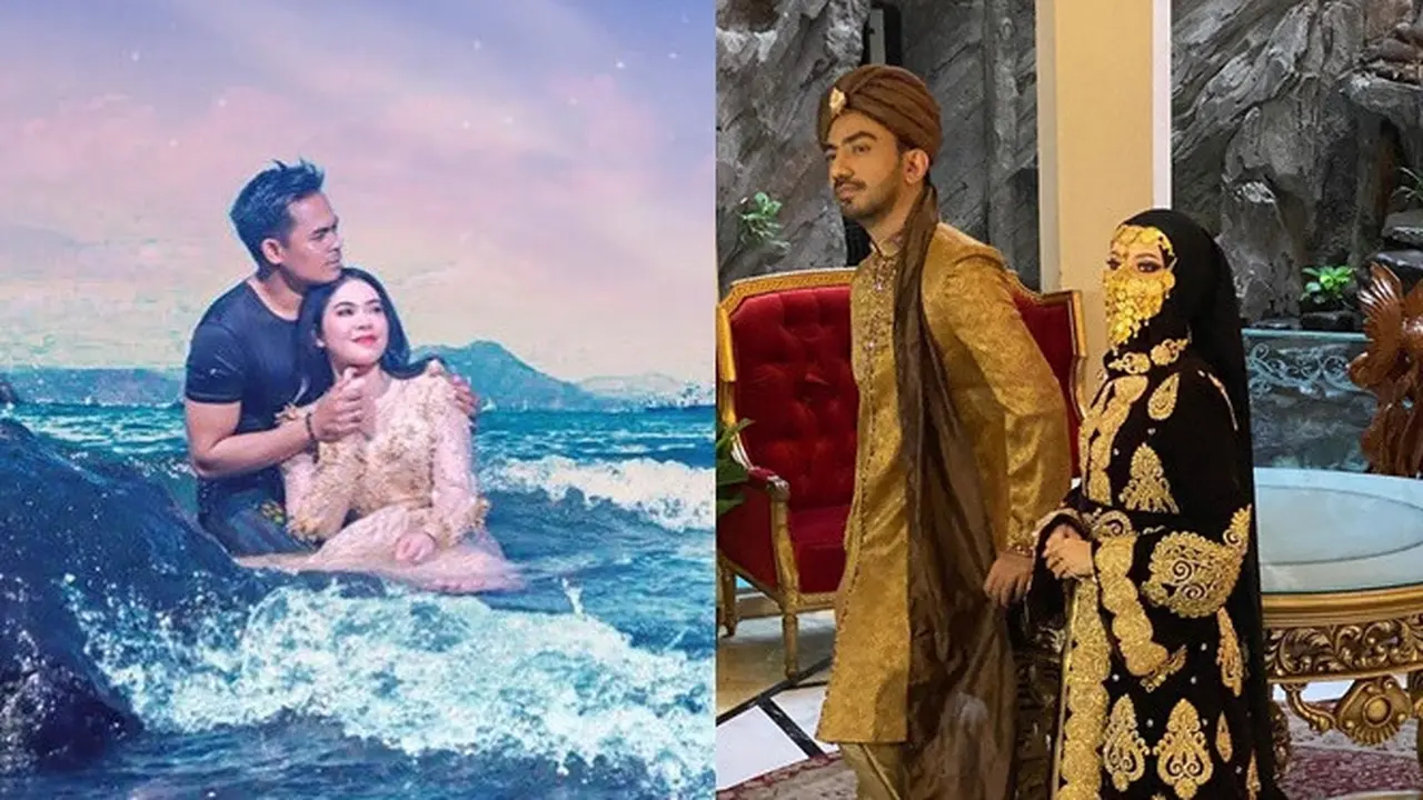 Beda Gaya 7 Artis Jebolan D'Academy saat Prewedding dengan Berbagai Tema