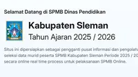 Syarat dan Jadwal Pendaftaran SPMB SMP Sleman 2025, Berikut Link Resminya
