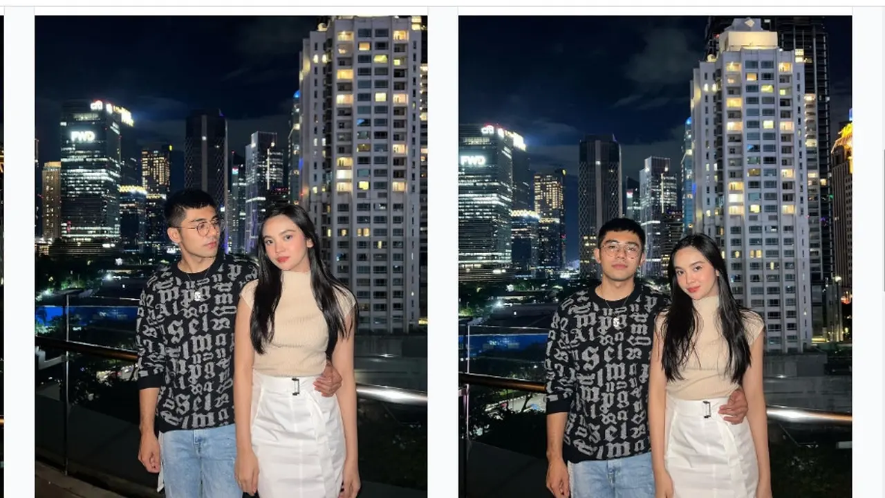 Riza Syah dan Lyodra rayakan setahun kebersamaan (foto Instagram rizasyah_14)