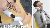 Tangan buatan ini akan membuat Anda nyaman tidur di tempat kerja dalam posisi duduk