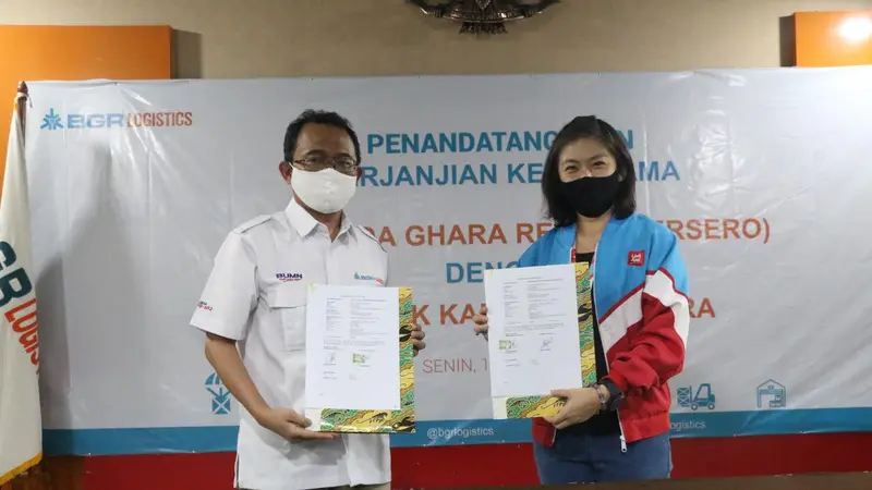 LinkAja resmi menjadi salah satu mitra pembayaran aplikasi pangan  yang tengah yang disiapkan oleh PT Bhanda Ghara Reksa (BGR Logistics)