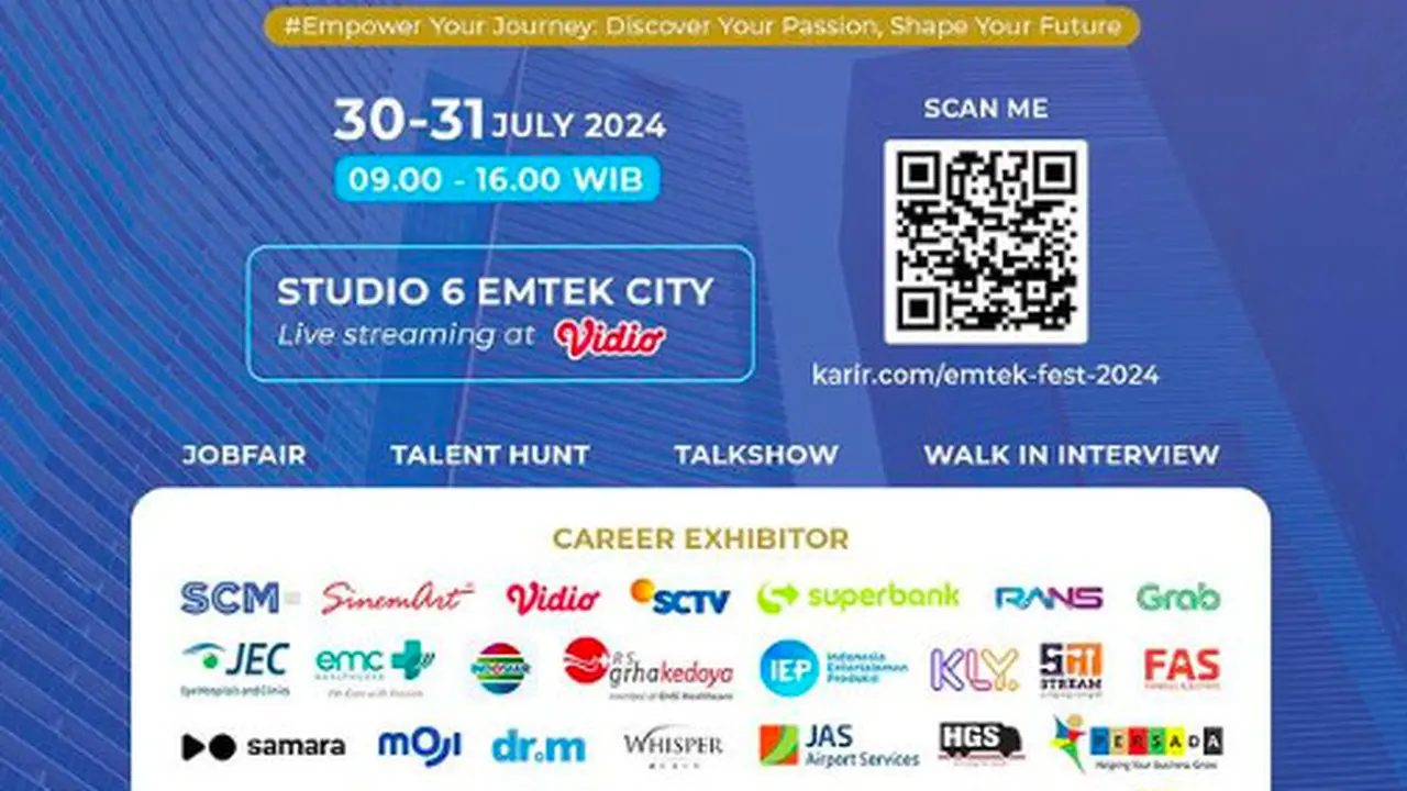 Emtek Education & Career Festival 2024 Digelar, Temukan Karier Impianmu di Sini