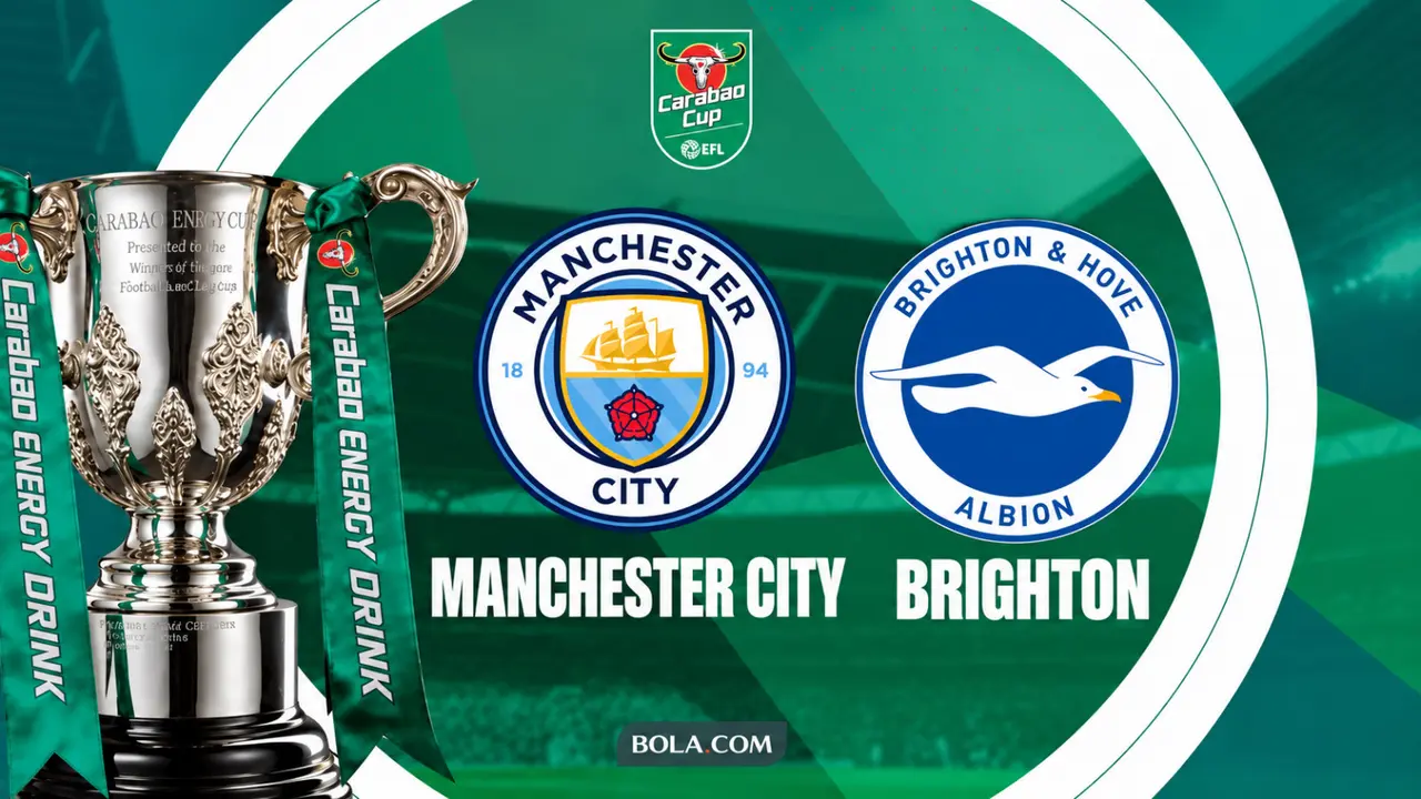 Ilustrasi Manchester City Vs Brighton