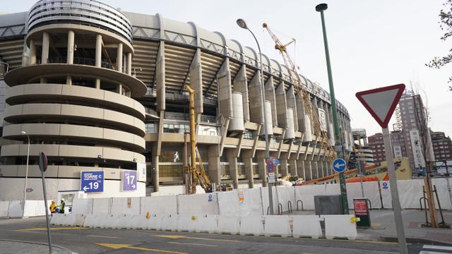 Markas Real Madrid, Santiago Bernabeu tengah direnovasi