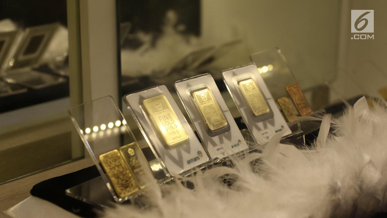 Harga Emas Antam Turun Rp 4.000 per Gram