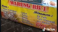 Viral Warung Makan di Surabaya, Cukup Bayar Rp5 Ribu Dapat Minuman dan Porsi Melimpah.&nbsp; foto: TikTok @ayokulinersby
