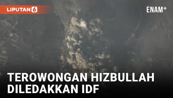 VIDEO: IDF Ledakkan Terowongan Milik Hizbullah di Lebanon Selatan