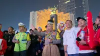Ketika Kapolri dan Mensesneg Berbaur dengan Masyarakat di Panggung Rakyat HI