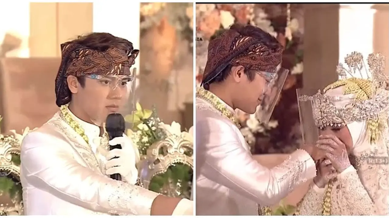 6 Momen Akad Nikah Rizky Billar dan Lesty Kejora, Mahar Rp 1 Miliar Bikin Takjub
