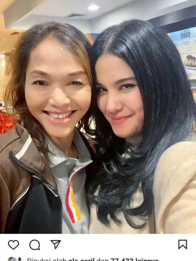 Unggahan Annisa Pohan dan Bunda Corla. (Foto: Dok. Instagram @annisayudhoyono)