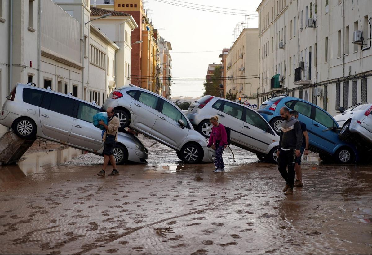 Banjir parah di Valencia