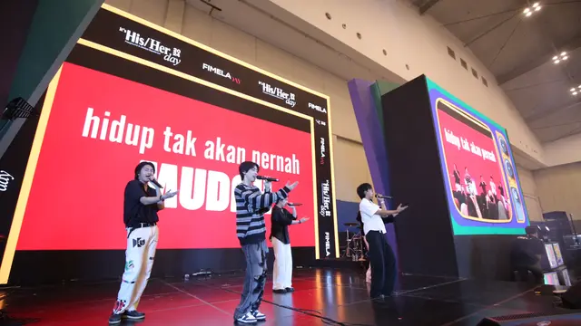 UN1TY Tampil Energik di Hari Terakhir Fimela Day Hari Terakhir.