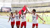 Kontingen Indonesia melebih target 36 medali emas dari cabang atletik pada ASEAN Para Games 2017.(APG)
