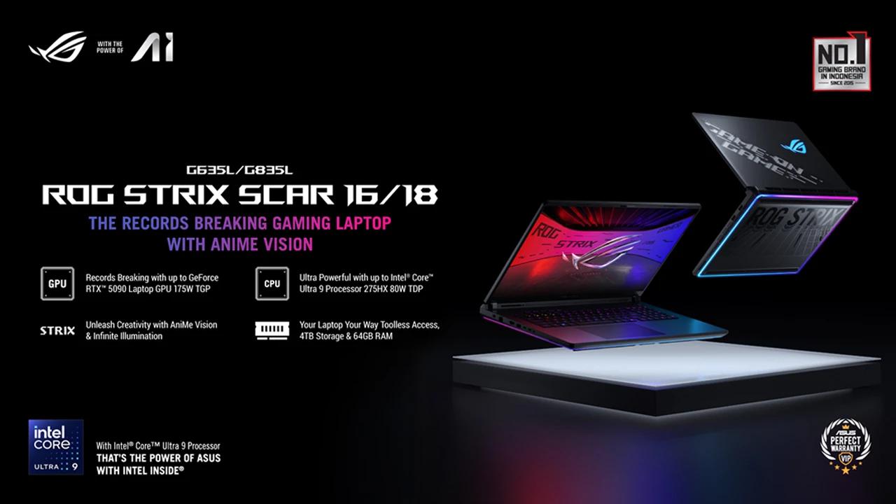 Laptop Gaming Terbaik 2026, Ini 6 Alasan ROG Strix Scar 16