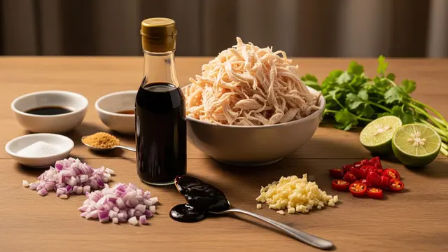 Resep Ayam Suwir Saus Tiram (AI Generated)