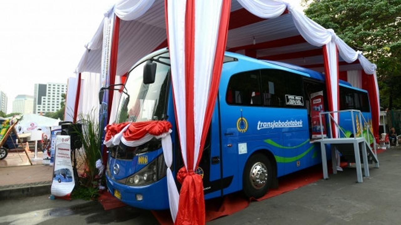 Ini penampakan bus canggih Transjabodetabek