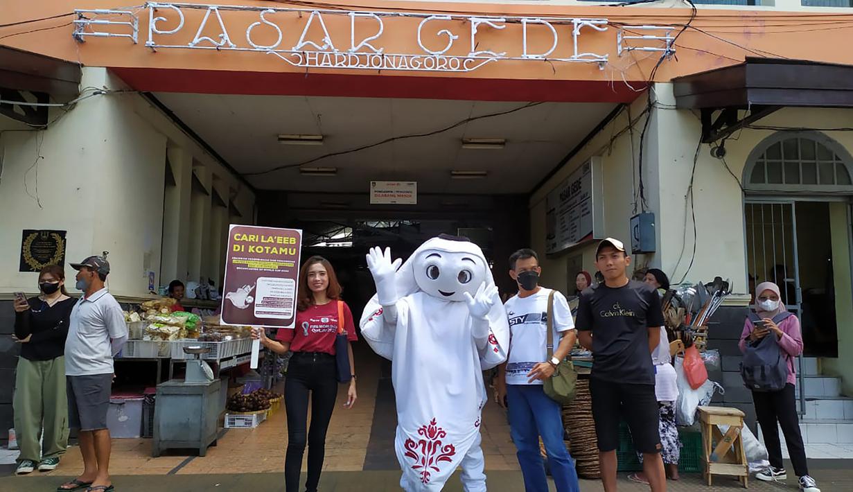 Lokasi pertama yng dikunjungi Laeeb di kota Solo yang terkenal dengan keramahannya adalah Pasar Gede Hardjonagoro. (Procomm Surya Citra Media)
