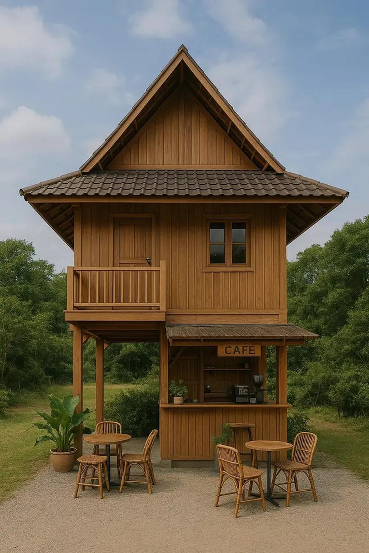 5 Model Rumah Minimalis di Kampung dengan Kafe Mini untuk Nongkrong, Cozy dan Homey