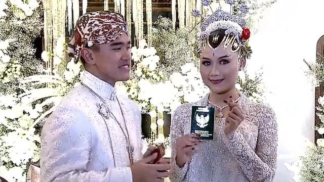 Kaesang Pangarep dan Erina Gudono sah menikah (Vidio/SCTV)
