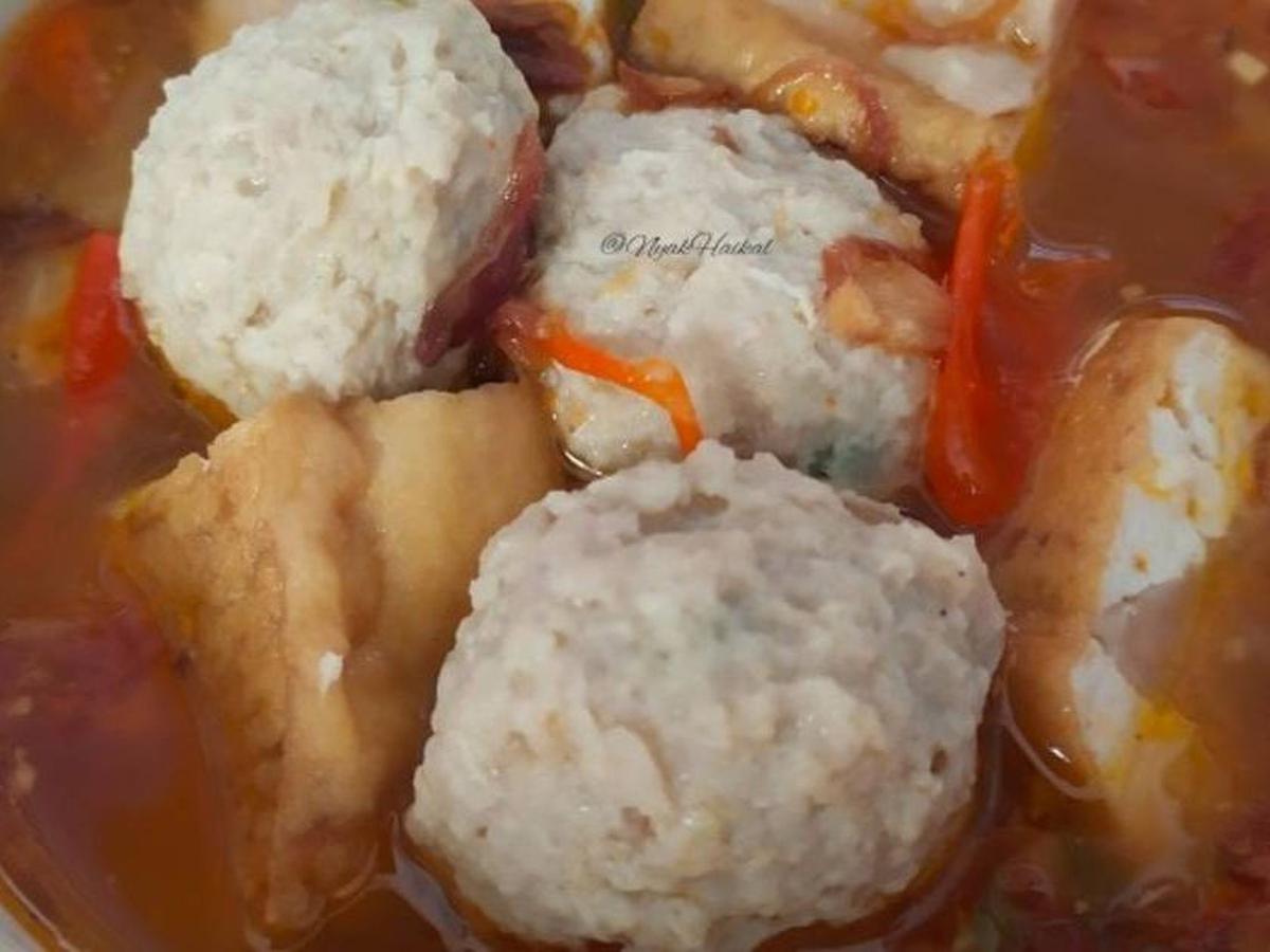 Resep Pentol Kuah Tahu Bakso