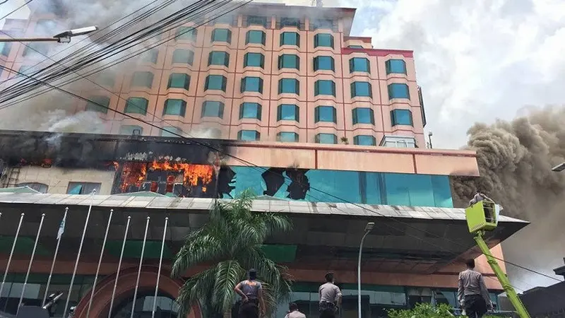 Hotel Novita Jambi Kebakaran