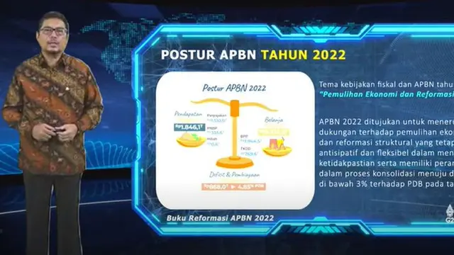 Direktur Jenderal Perbendaharaan Kementerian Keuangan, Hadiyanto, dalam Rakornas Pelaksanaan Anggaran Tahun  2022, Selasa (12/4/2022).