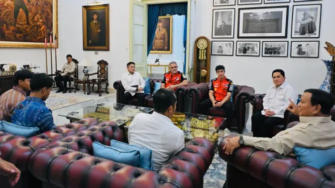 Bertemu Marc Marquez, Prabowo Ingin Pembalap Muda Indonesia Bisa Ikut MotoGP