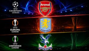 Klub-klub Inggris mencatat sejarah baru di kompetisi antarklub Eropa musim ini. (Bola.com/AI Chatgpt)