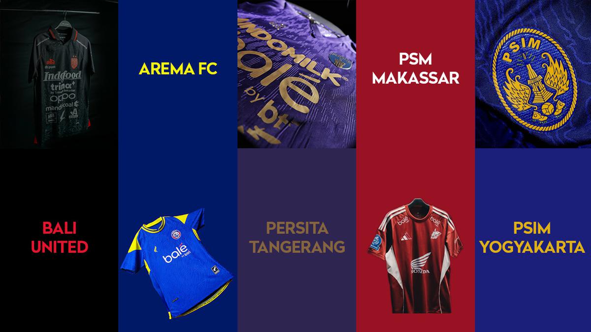 5 Jersey Paling Keren di BRI Super League 2025/26