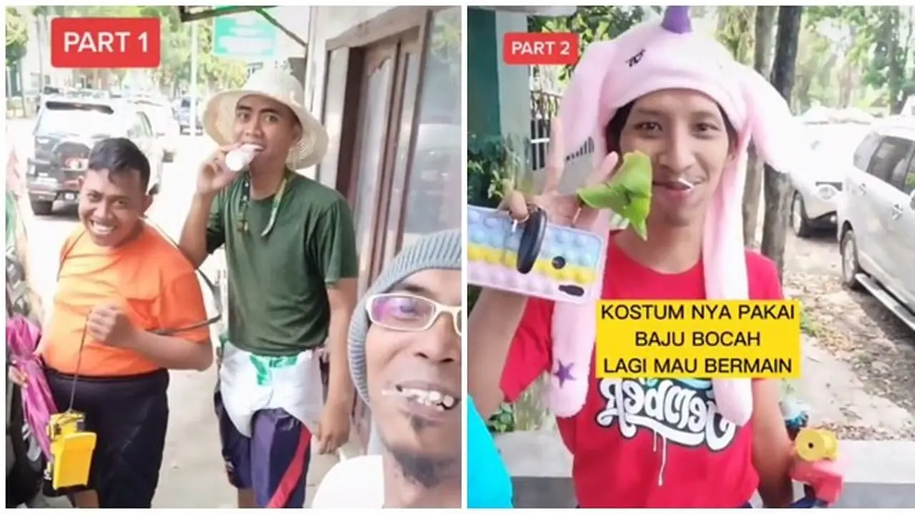 Gaya Heboh saat Teman Masa Kecil Datang ke Resepsi Pernikahan Ini Anti Mainstream