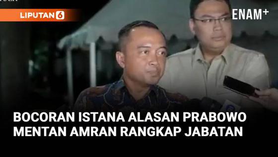 Bocoran Istana Blak-blakan Alasan Prabowo Minta Mentan Rangkap Jabatan di Badan Pangan
