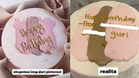 6 Potret Ekspektasi vs Realita Bento Cake, Hasil Akhir Bikin Kecewa (Twitter/tanyakanrl)