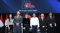Pencatatan saham perdana PT Koka Indonesia Tbk (KOKA) pada Rabu, (11/10/2023). (Foto: BEI)