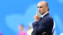 4. Roberto Martinez - namnya kian harum usai berhasil membawa timnas Belgia tampil apik di Piala Dunia 2018. Penampilan apiknya membuat Real Madrid kepincut dengan pelatih 45 tahun tersebut.   (AFP/Giuseppe Cacace)