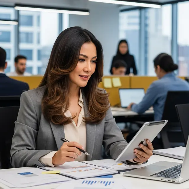 Potongan Rambut Ibu Sibuk dari Gaya Klasik hingga Modern 2025 (Image by Gemini AI)