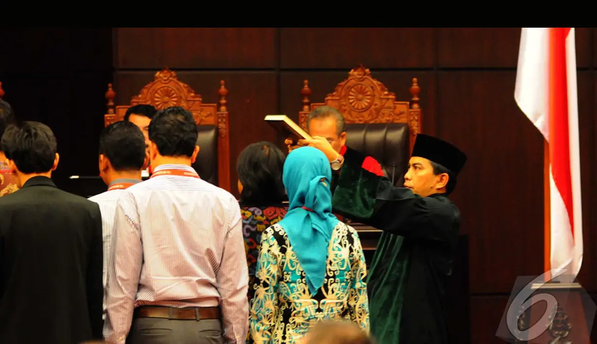 Sebanyak 75 saksi dari tiga pihak siap memberikan keterangannya, Jakarta, Senin (11/8/2014) (Liputan6.com/Andrian M Tunay)