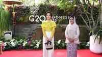 Potret ibu Iriana Jokowi dengan Ibu Negara Korea Selatan, Kim Keon Hee pada KTT G20 di Bali. [Foto: Biro Pers Istana Negara]