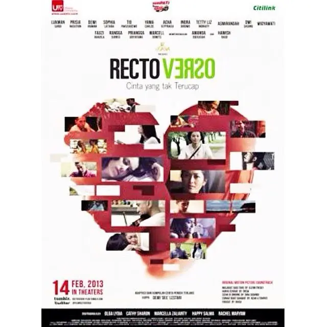 Poster film Rectoverso. (Foto: Instagram @happysalma)