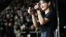 <p>Aktris Korea Selatan Kim Yoo-jung berpose saat tiba untuk menghadiri upacara pembukaan Festival Film Internasional Busan (BIFF) ke-27 di Busan Cinema Center di Busan, Korea Selatan, Rabu, 5 Oktober 2022. (AP Photo/Ahn Young Joon)</p>