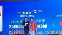 Peluncuran Honor 9i di Jakarta, Kamis (18/9/2018).