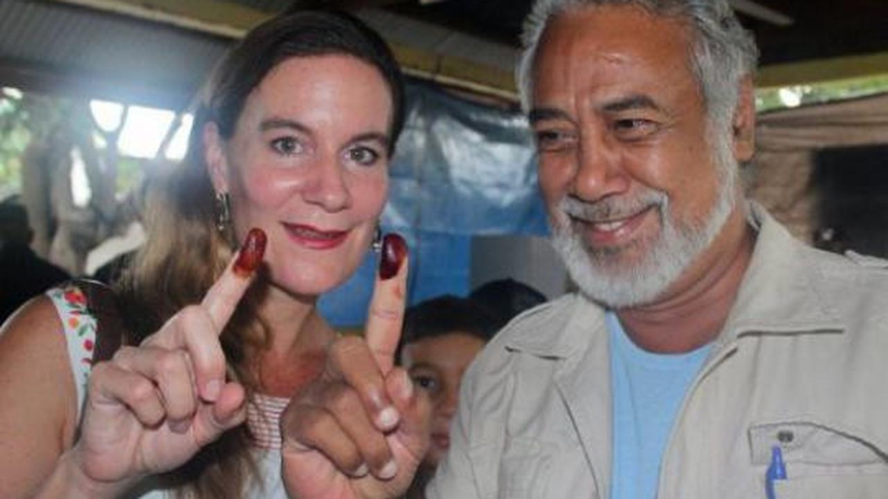 Xanana nyoblos di Pilpres Timor Leste